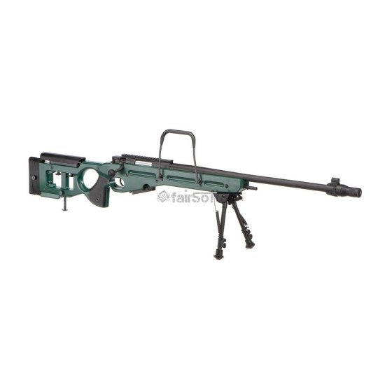 Snow Wolf SV98 Spring Bolt-Action Sniper Rifle Set - Green