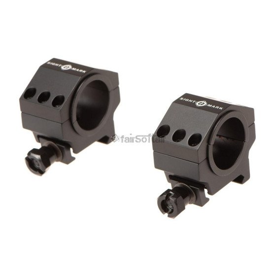 Sightmark 30mm / 25.4mm Tactical Mounting Rings - Low Height