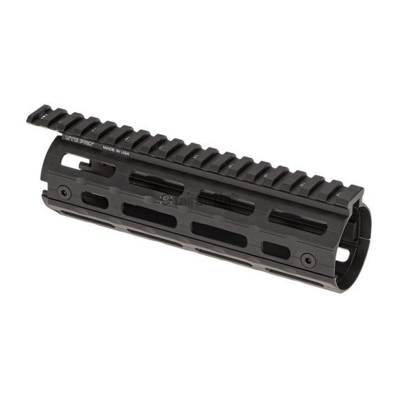 Leapers AR-15 7.2 Inch Super Slim Drop In Handguard M-LOK - Black