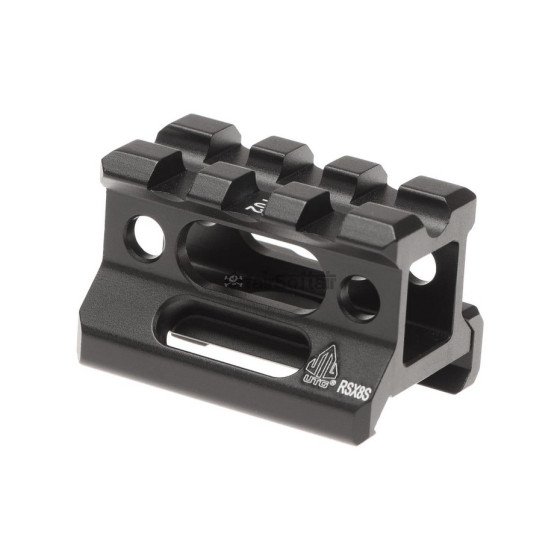 Leapers Universal Super Slim Riser Mount 3 Slot 0.83' - Black