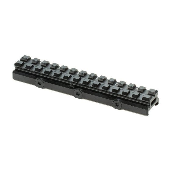 Leapers Universal Super Slim Riser Mount 13 Slot 0.50' - Black