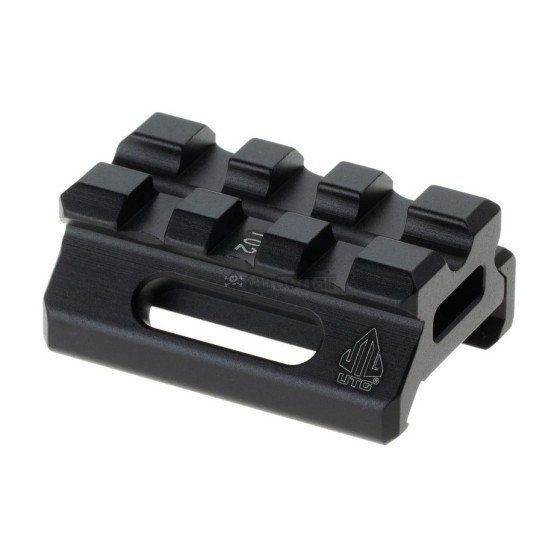 Leapers Universal Super Slim Riser Mount 3 Slot 0.50' - Black