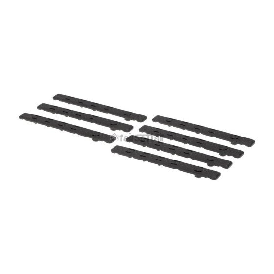 Leapers Low Profile Keymod Rail Panel Covers 7pcs - Black