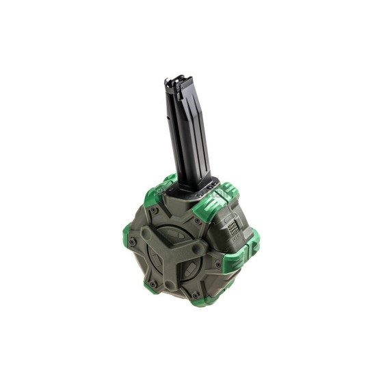 WE Drum Mag Hi-Capa 5.1 GBB 350rds - Green