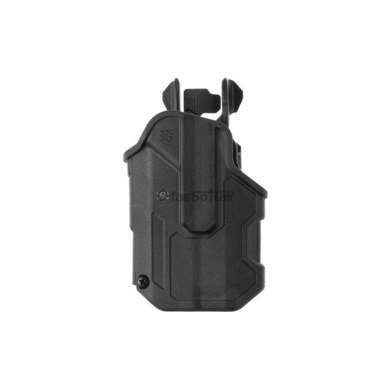Blackhawk T-Series L2C Concealment Holster für Glock 17/19/22/23/31/32/45/47 TLR7/8 - Black