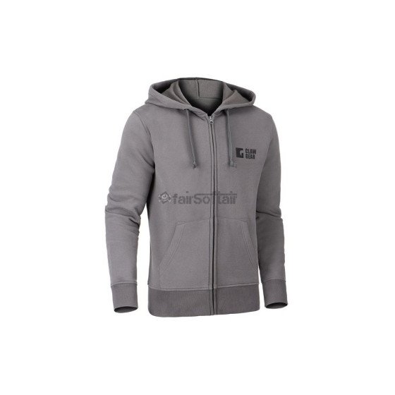 Clawgear CG Logo Zip Hoodie - Wolf Grey
