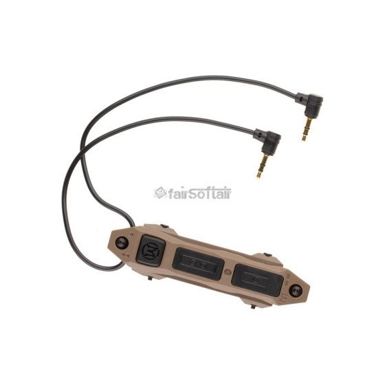 WADSN Tactical Augmented Dual Function Tape Switch with Lock 3.5mm - Dark Earth