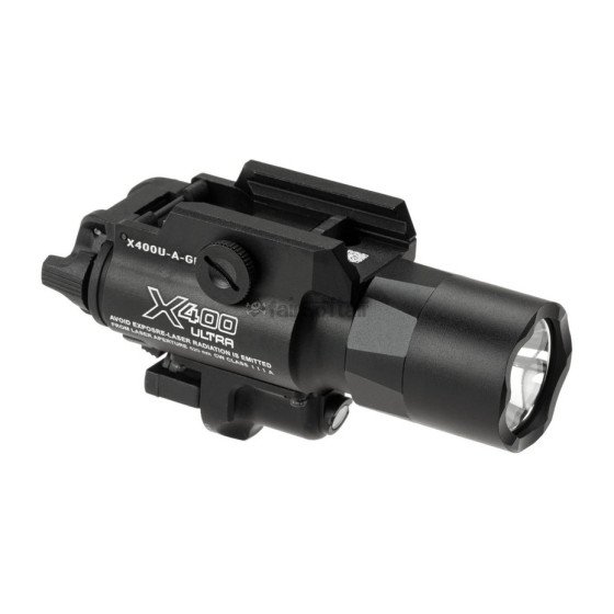 WADSN X400 Ultra Pistol Light / Laser Module Green - Black