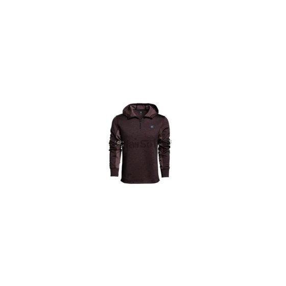 Vortex Optics Frontier Limits 1/4 Zip Hooded Pullover - Brown