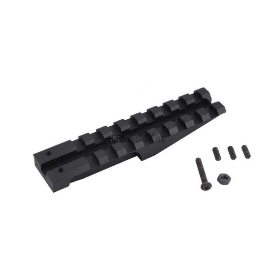 LCT LCK Rear Rail - Black
