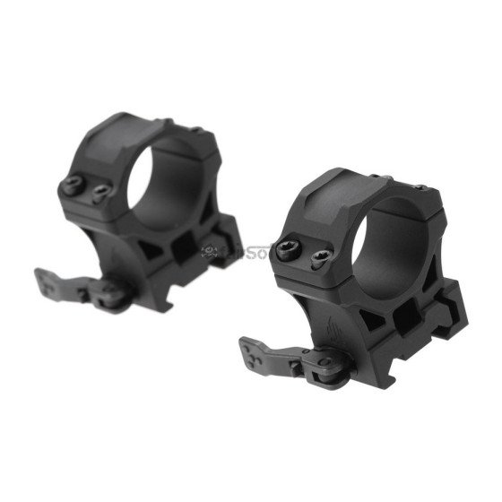 Leapers Accu-Sync QR 25.4mm Medium Profile Rings - Black