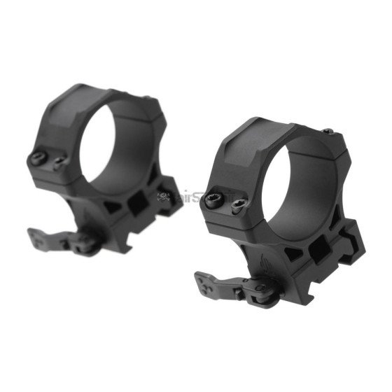 Leapers Accu-Sync QR 34mm Medium Profile Rings - Black