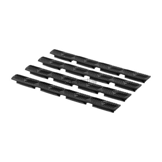 Ergo Wedgelok M-LOK Rail Cover - 4 pcs - Black