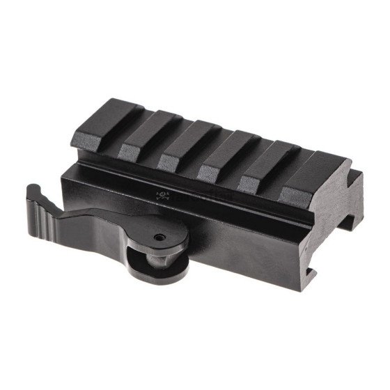 Aim-O QD Riser 5-Slot Mount - Black