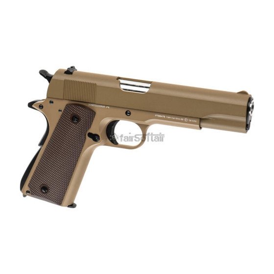 Golden Eagle 3306 1911 Full Metal GBB - Tan
