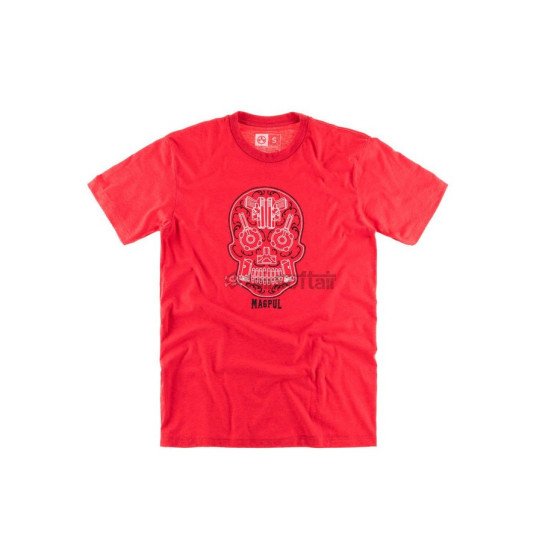 Magpul Sugar Skull Blend T-Shirt - Red