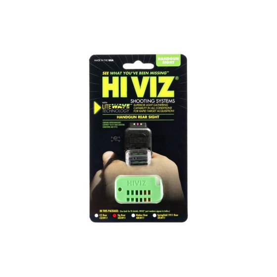 HIVIZ LiteWave Rear Sight for Sig P-Series