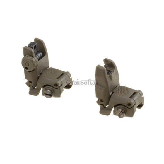 FMA FMA Flip-Up Sight Set - OD