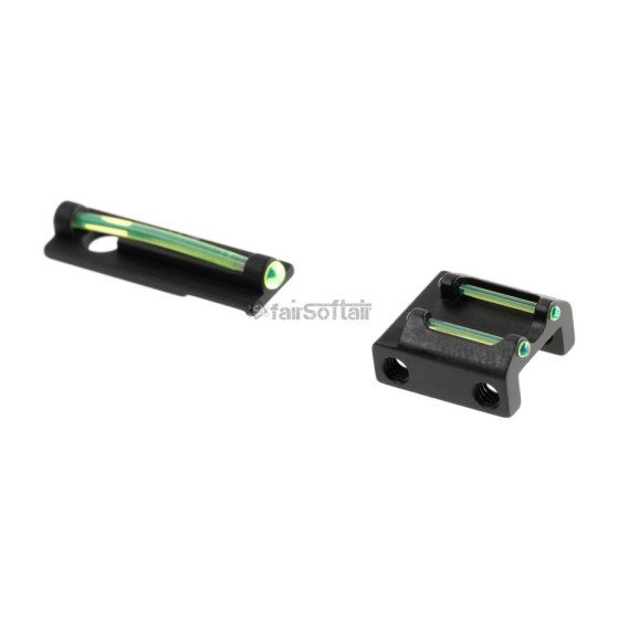 LPA Fiber Optic Sights Set for 6-8mm Shotgun Ribs BSS18
