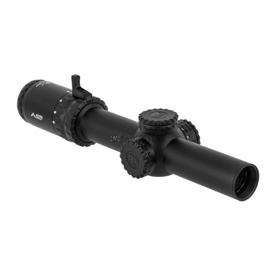 Primary Arms SLx 1-6x24mm SFP Rifle Scope Gen IV Illuminated ACSS Nova Fiber Wire Reticle - Black